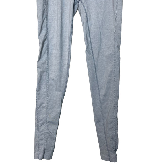 GymShark Dry Moisture Management Leggings Side Pockets Workout Gray‎ - Picture 2 of 9